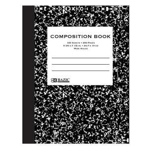 COMPOSITION NOTEBOOK COLLEGE RULE 1SUB 100SHT 1019209
